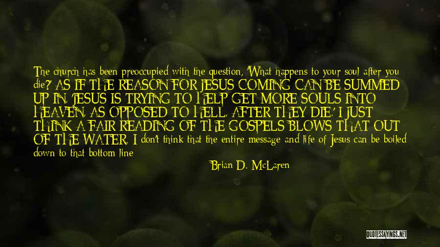 After Going To Church Quotes By Brian D. McLaren