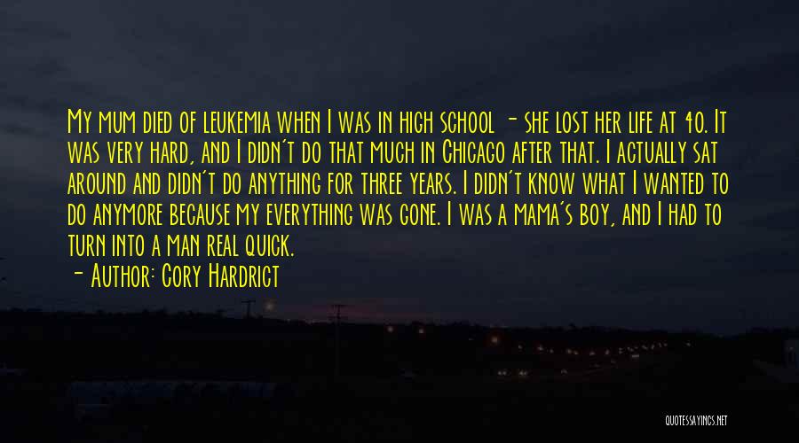 After High School Quotes By Cory Hardrict