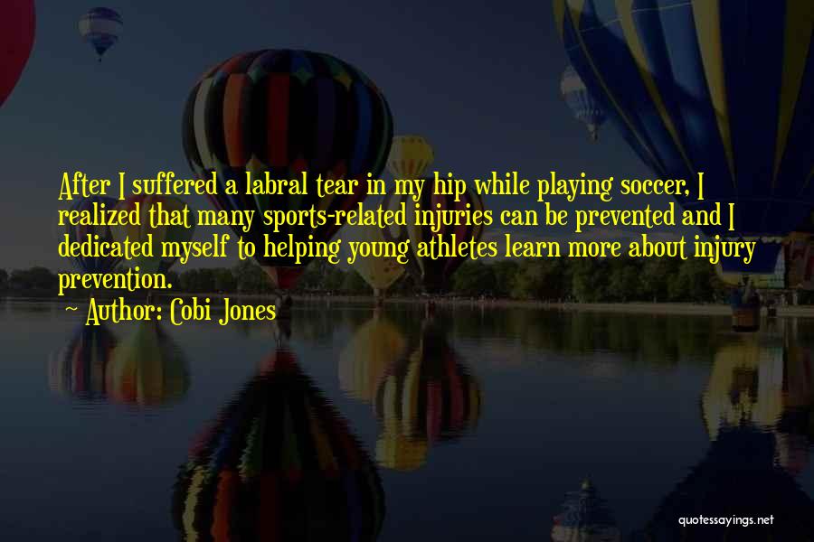 After Injury Quotes By Cobi Jones