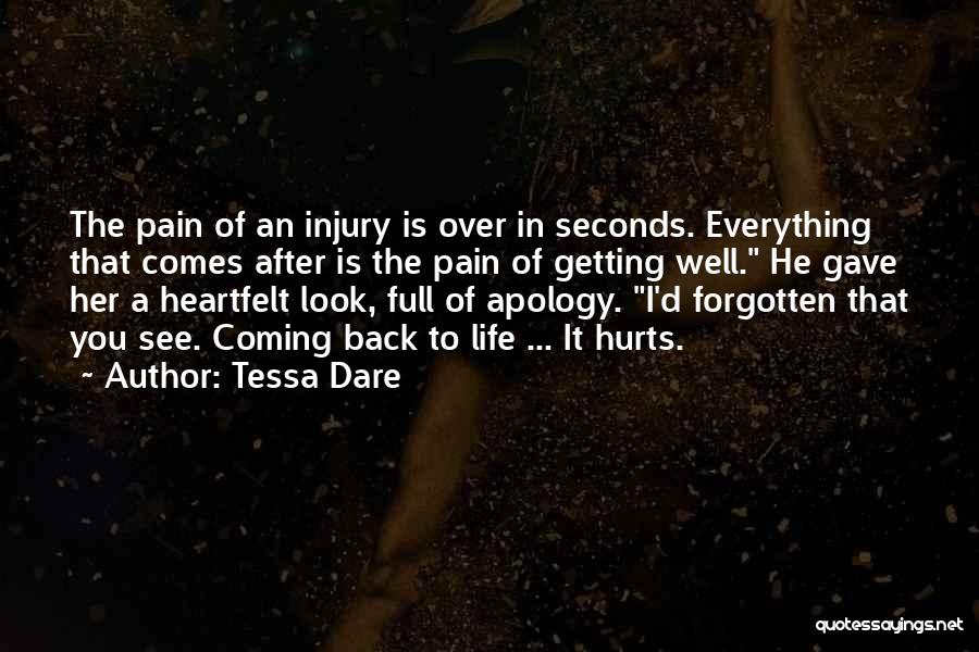 After Injury Quotes By Tessa Dare