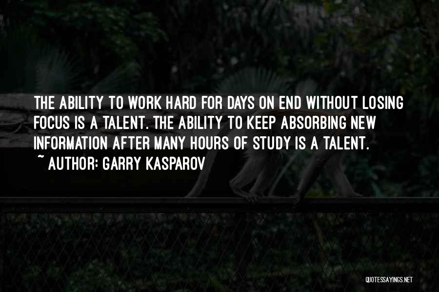 After Many Days Quotes By Garry Kasparov