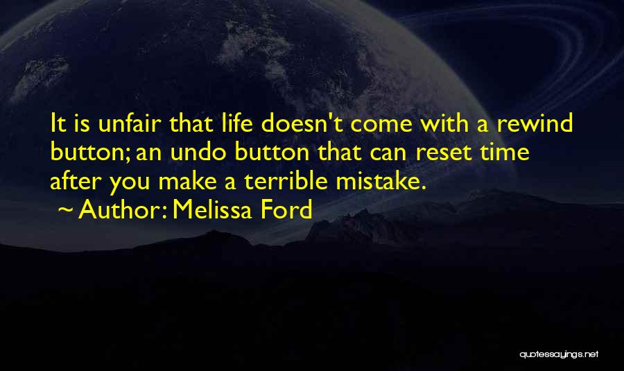 After Mistake Quotes By Melissa Ford