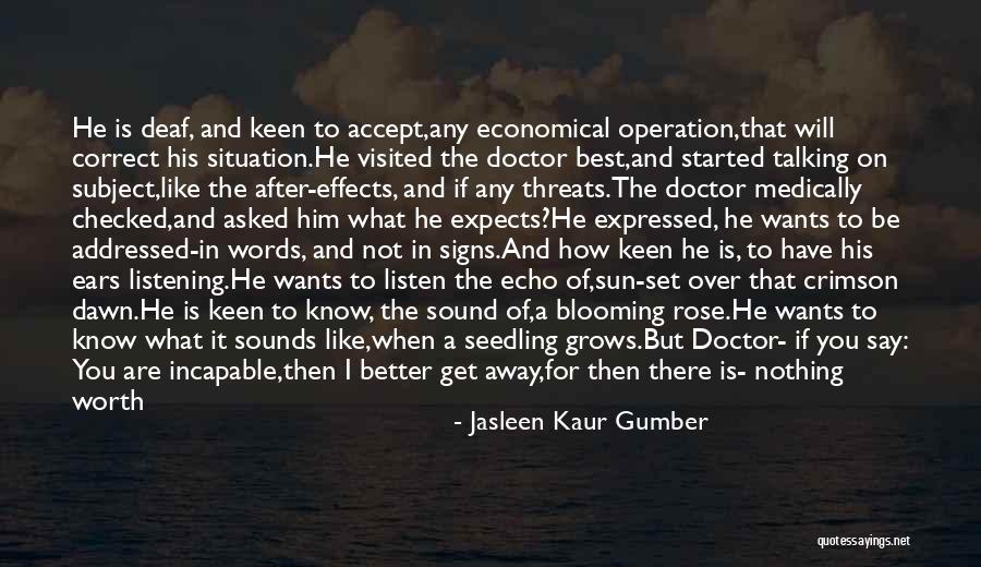 After Operation Quotes By Jasleen Kaur Gumber