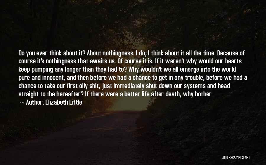 After Or Before Quotes By Elizabeth Little