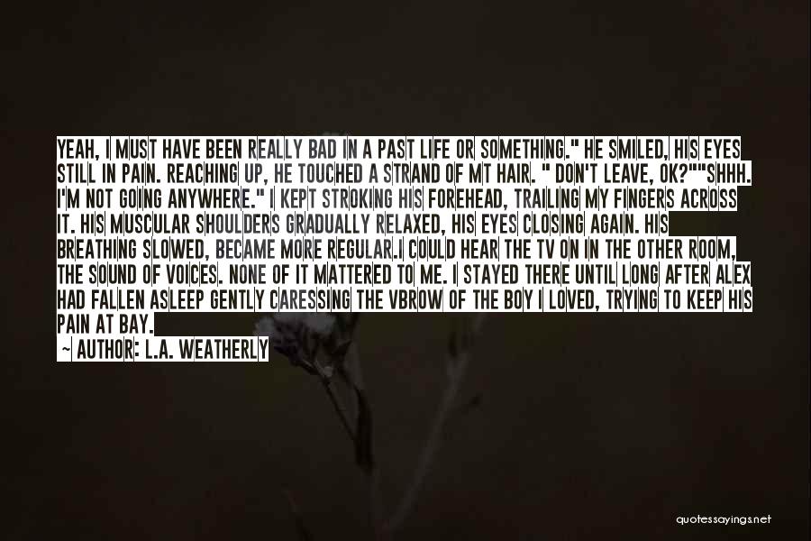 After Pain Quotes By L.A. Weatherly