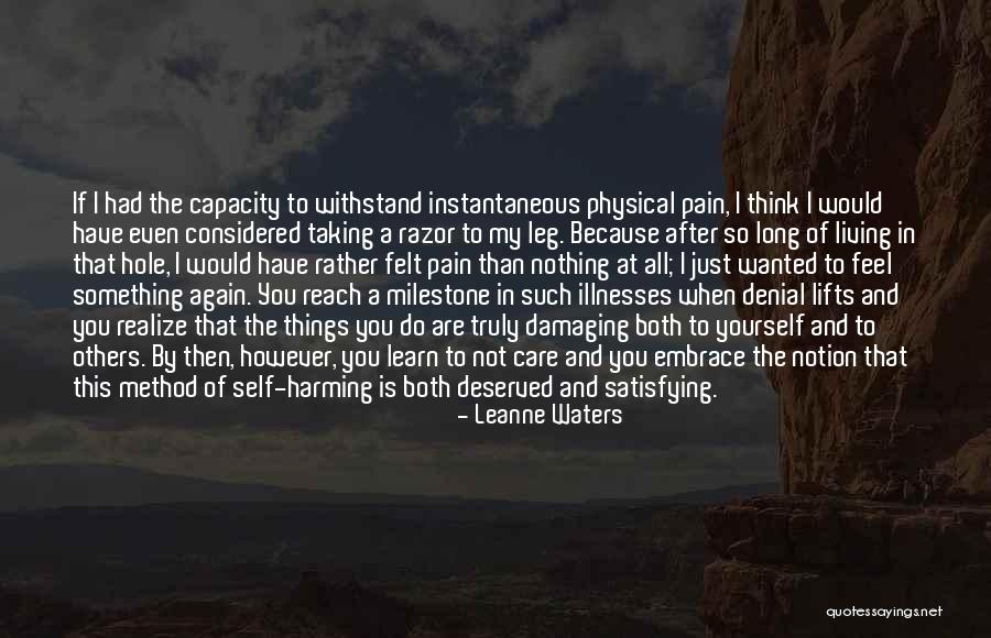 After Pain Quotes By Leanne Waters