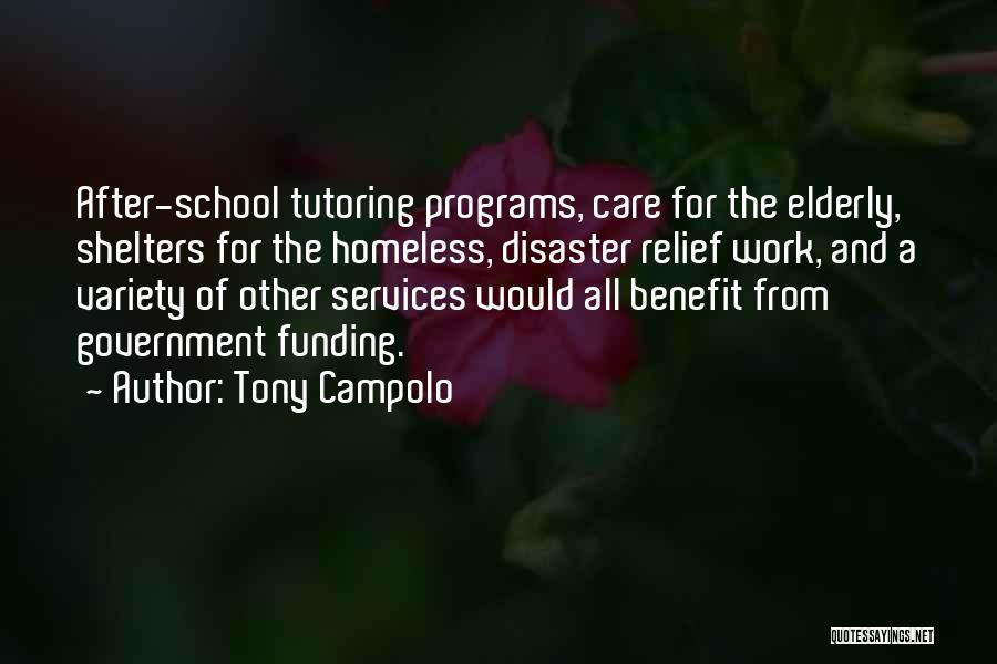 After School Care Quotes By Tony Campolo