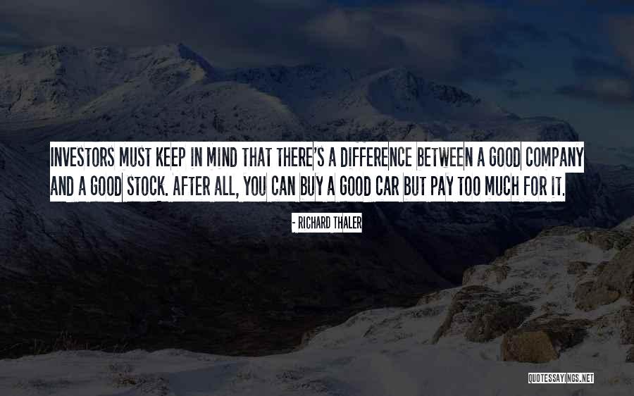 After Stock Quotes By Richard Thaler After Stock Quotes By Richard Thaler