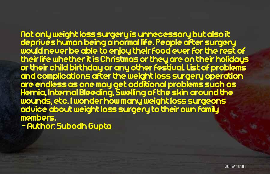 After Surgery Quotes By Subodh Gupta