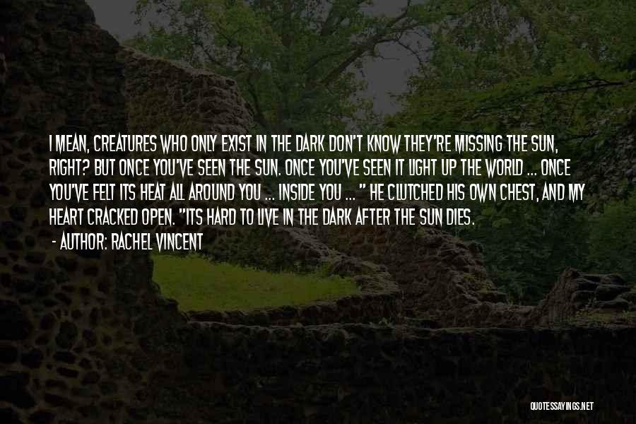 After The Dark Quotes By Rachel Vincent