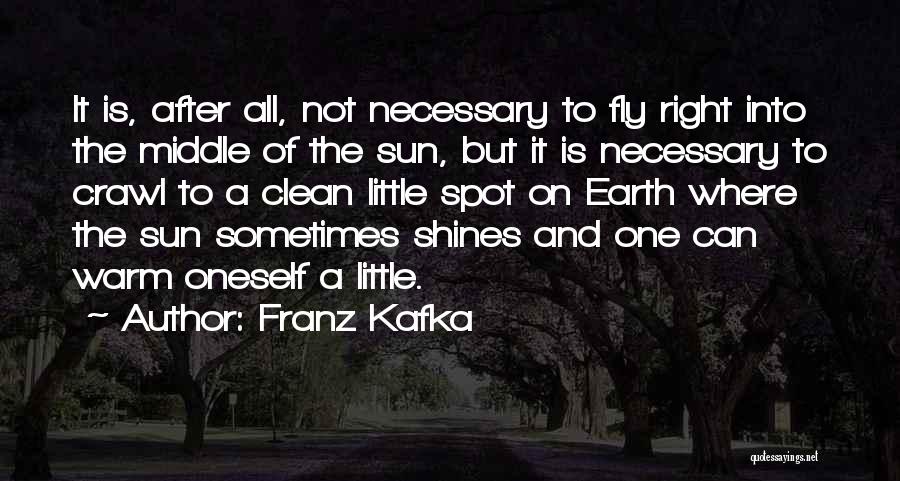 After The Earth Quotes By Franz Kafka