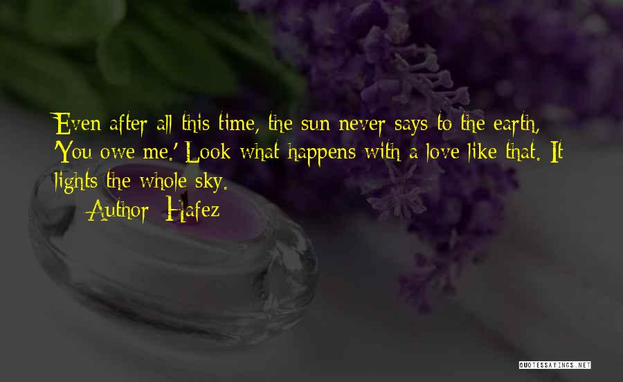 After The Earth Quotes By Hafez