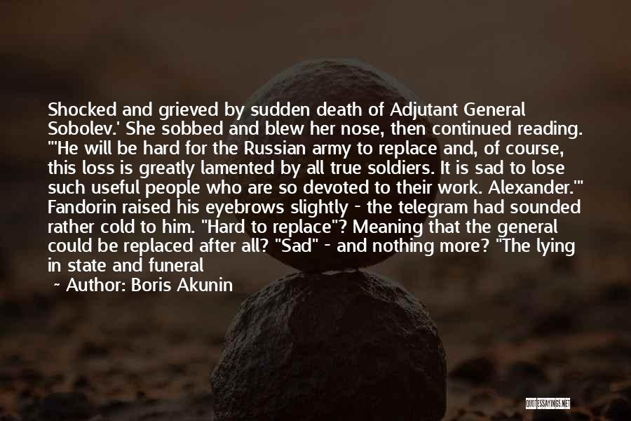 After The Funeral Quotes By Boris Akunin