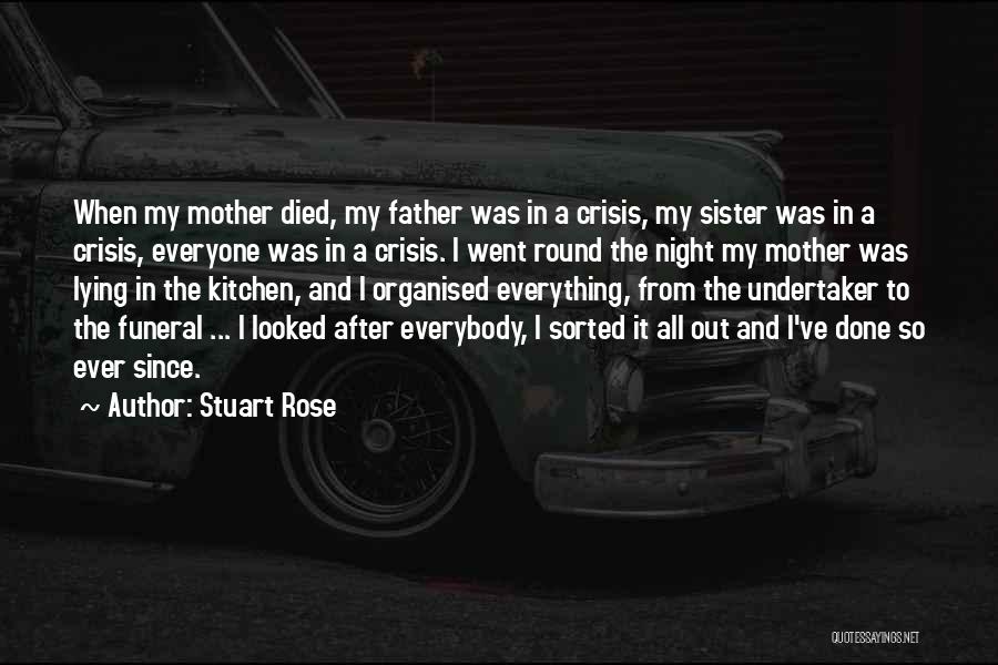 After The Funeral Quotes By Stuart Rose