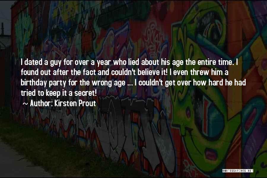 After The Party Quotes By Kirsten Prout