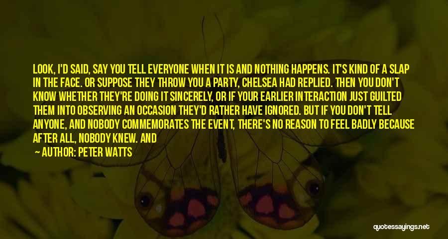 After The Party Quotes By Peter Watts