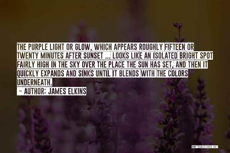 After The Sunset Quotes By James Elkins