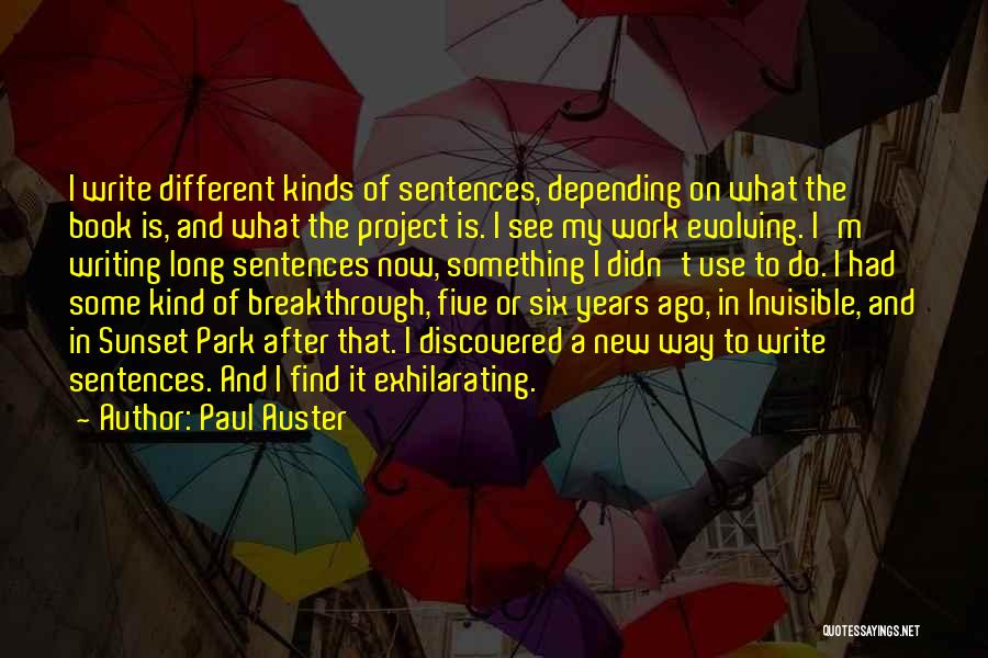 After The Sunset Quotes By Paul Auster