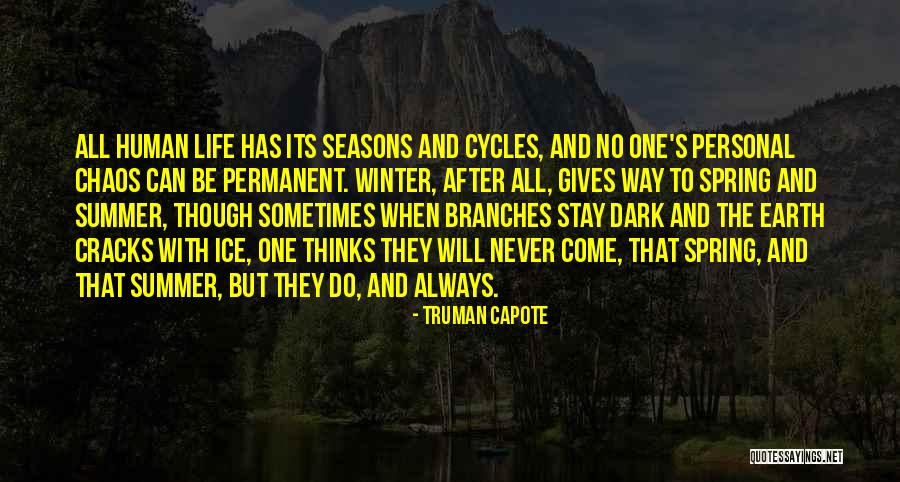 After Winter Comes Spring Quotes By Truman Capote After Winter Comes Spring Quotes By Truman Capote