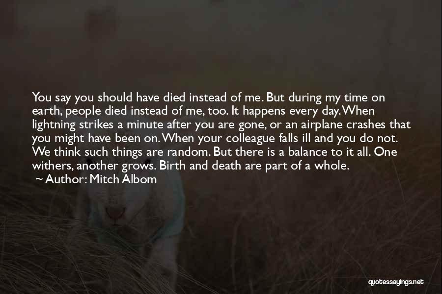 After You Died Quotes By Mitch Albom