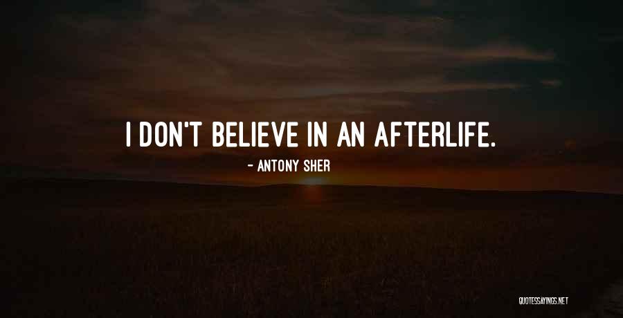 Afterlife Quotes By Antony Sher Afterlife Quotes By Antony Sher
