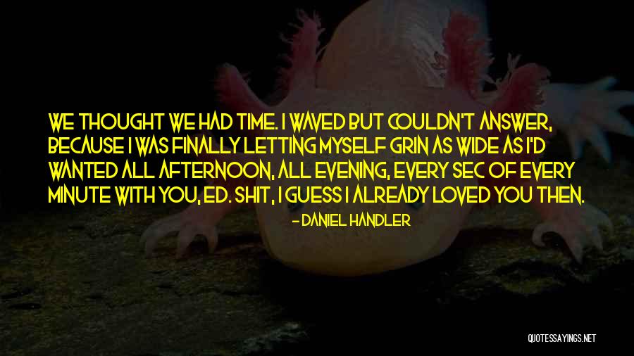 Afternoon Love Quotes By Daniel Handler