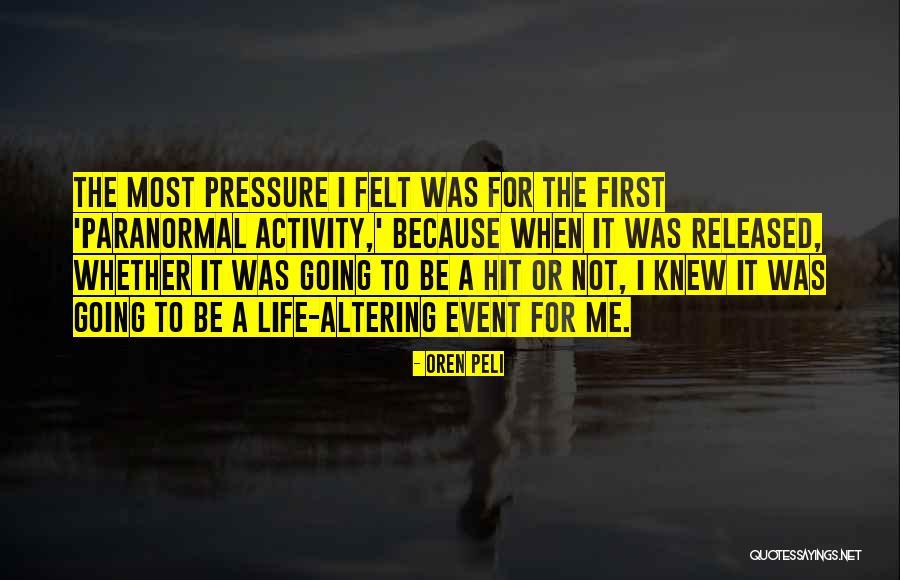 Afterthoughts Store Quotes By Oren Peli Afterthoughts Store Quotes By Oren Peli