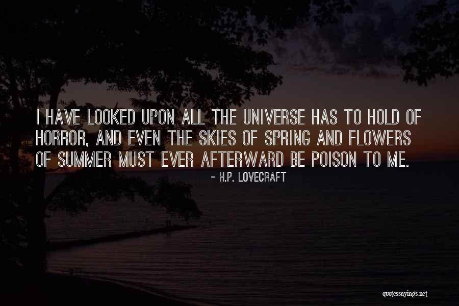 Afterward Quotes By H.P. Lovecraft