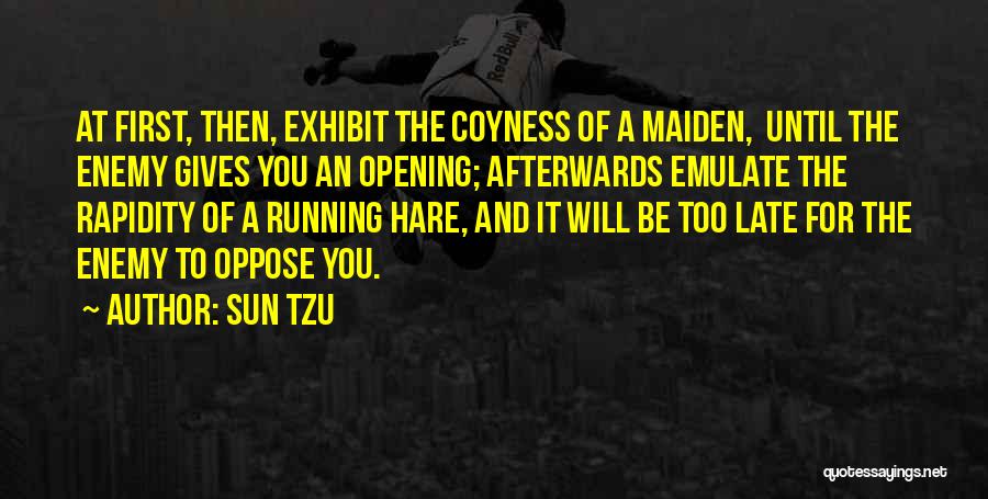 Afterwards Quotes By Sun Tzu