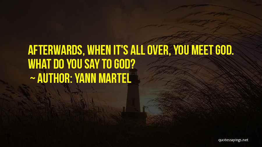 Afterwards Quotes By Yann Martel