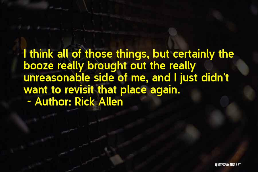 Again Quotes By Rick Allen