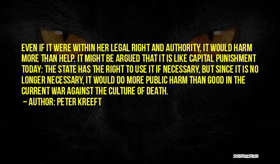 Against Capital Punishment Quotes By Peter Kreeft