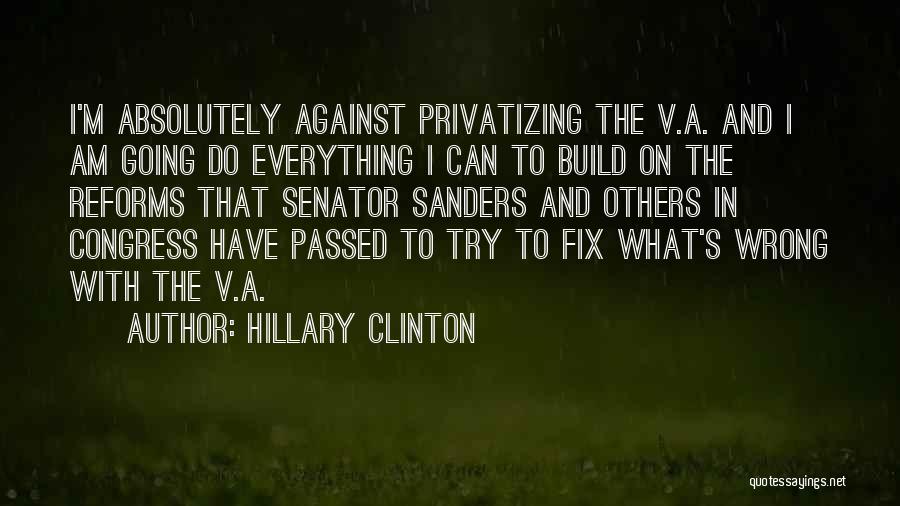 Against Congress Quotes By Hillary Clinton