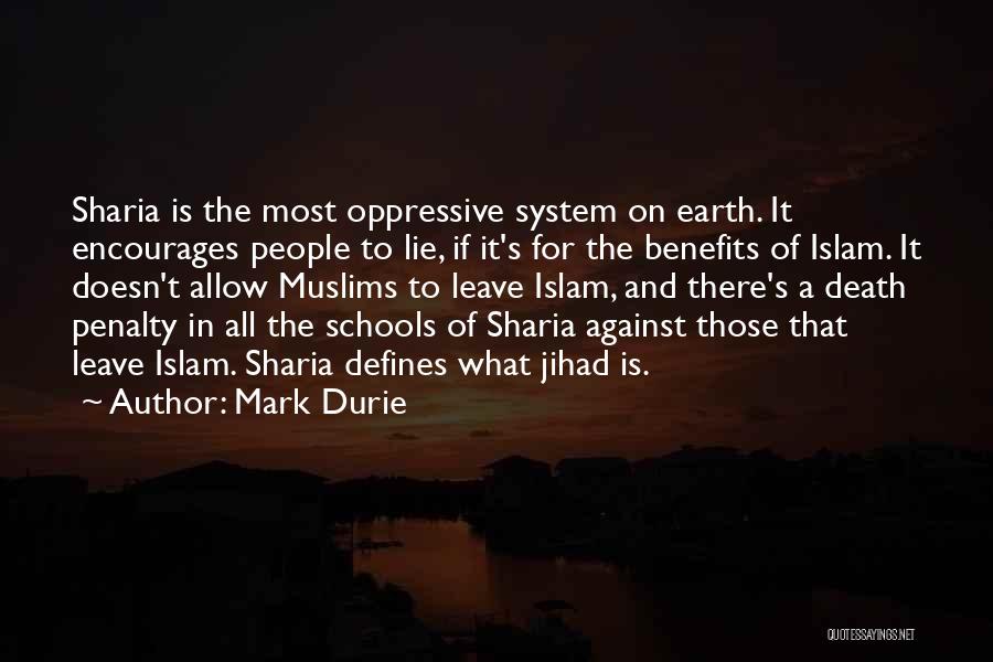 Against Death Penalty Quotes By Mark Durie