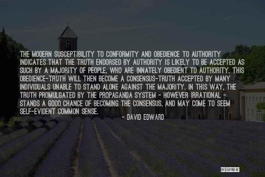 Against Obedience Quotes By David Edward Against Obedience Quotes By David Edward