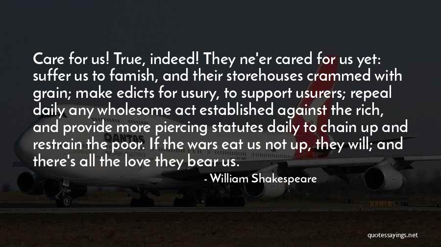 Against The Grain Quotes By William Shakespeare