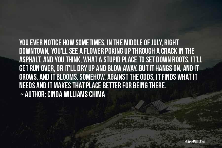 Against The Odds Quotes By Cinda Williams Chima
