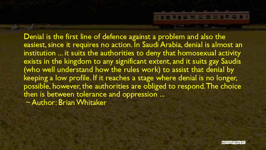 Against The Rules Quotes By Brian Whitaker
