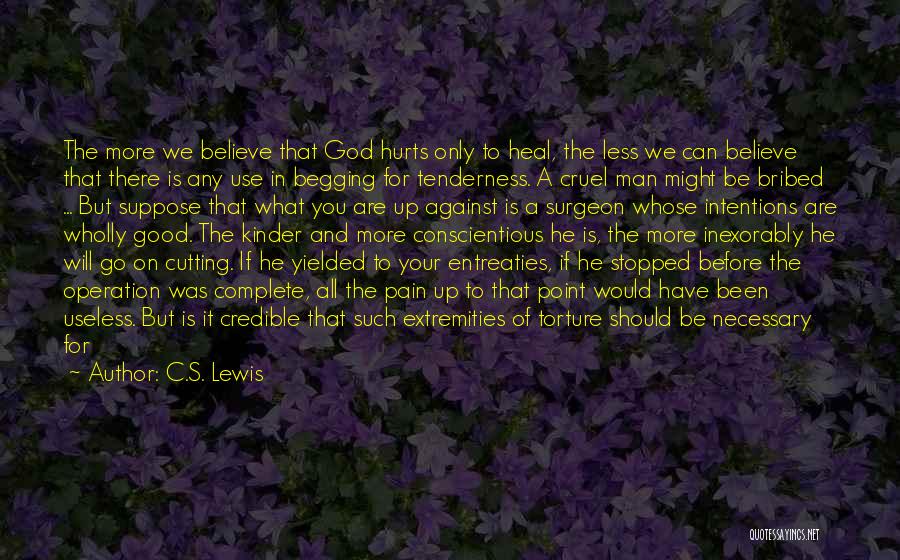 Against Torture Quotes By C.S. Lewis