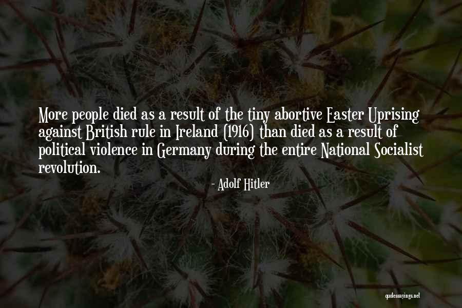 Against Violence Quotes By Adolf Hitler