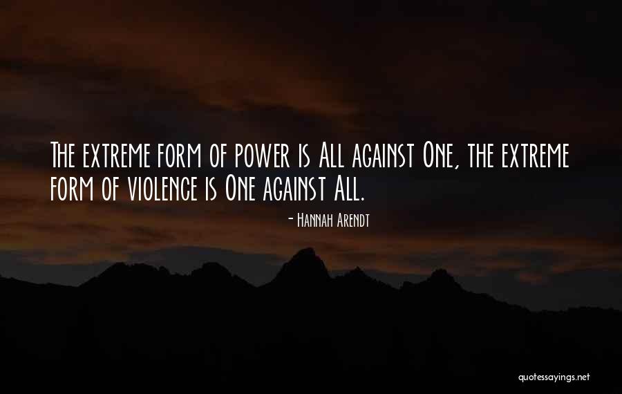 Against Violence Quotes By Hannah Arendt