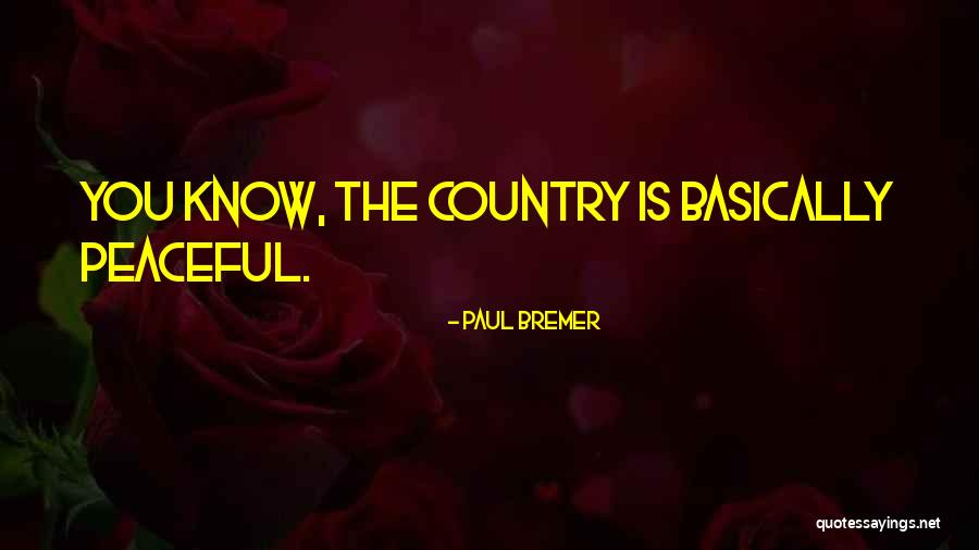 Agapita Gonzalez Quotes By Paul Bremer Agapita Gonzalez Quotes By Paul Bremer