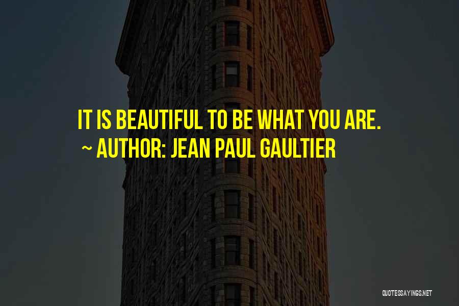 Agata Buzek Quotes By Jean Paul Gaultier