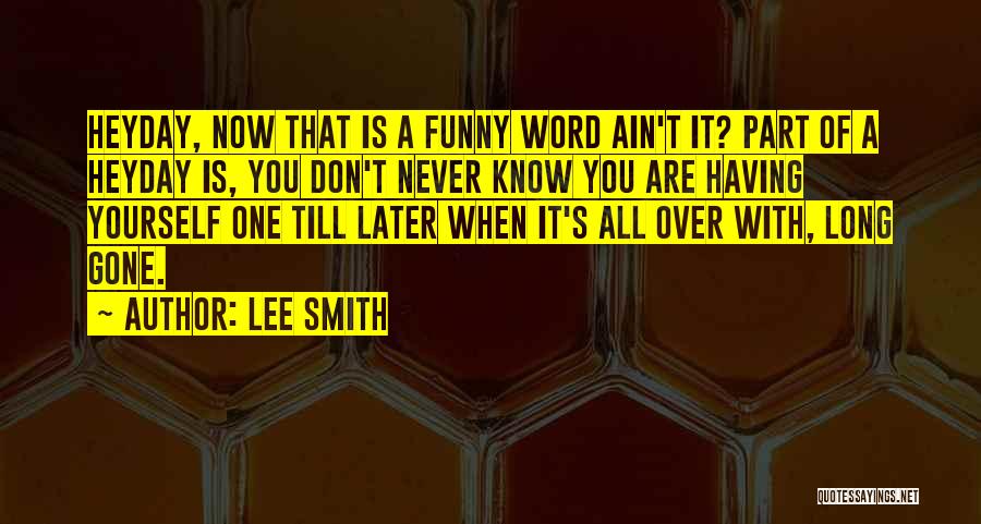 Agate Quotes By Lee Smith