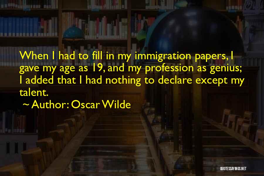 Age 19 Quotes By Oscar Wilde