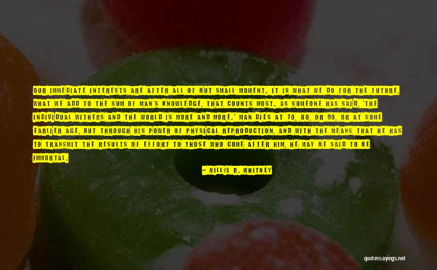 Age 70 Quotes By Willis R. Whitney Age 70 Quotes By Willis R. Whitney