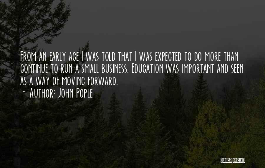 Age And Education Quotes By John Pople