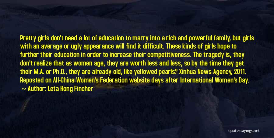 Age And Education Quotes By Leta Hong Fincher