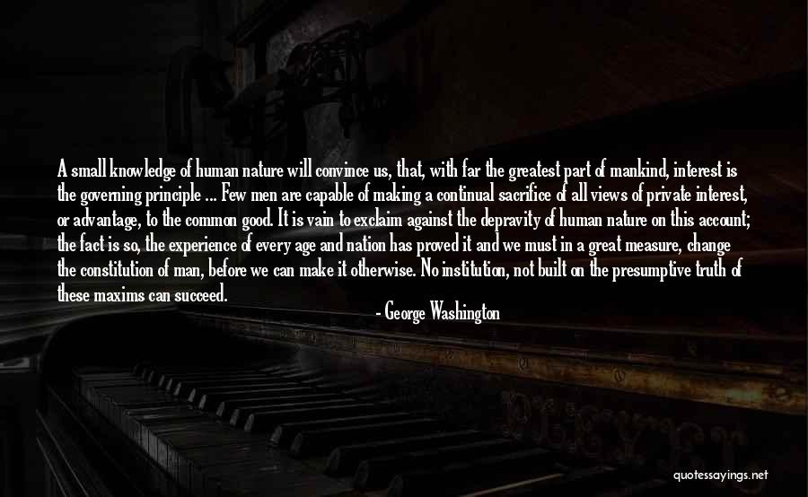 Age And Experience Quotes By George Washington