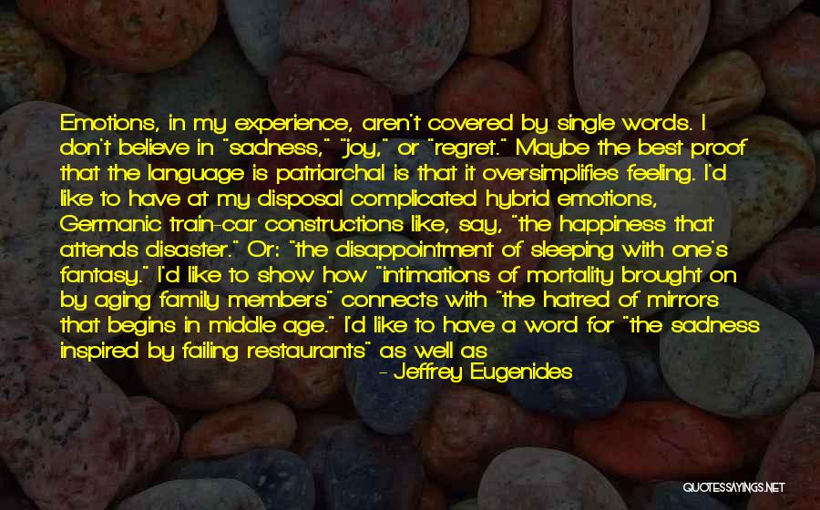 Age And Experience Quotes By Jeffrey Eugenides